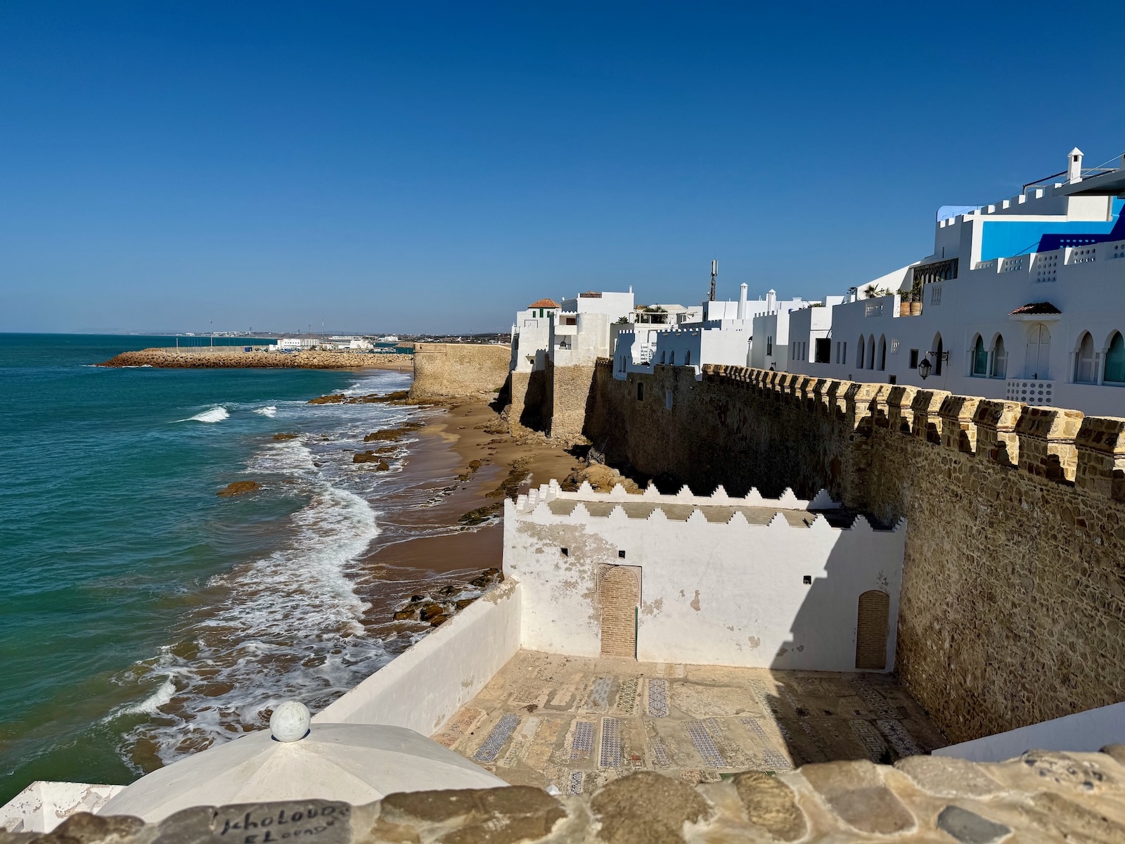 Aussenmauer der Medina von Asilah